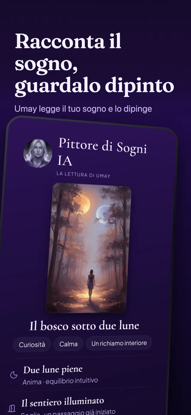 Schermata Pittore di Sogni: il dipinto nato da un sogno raccontato.